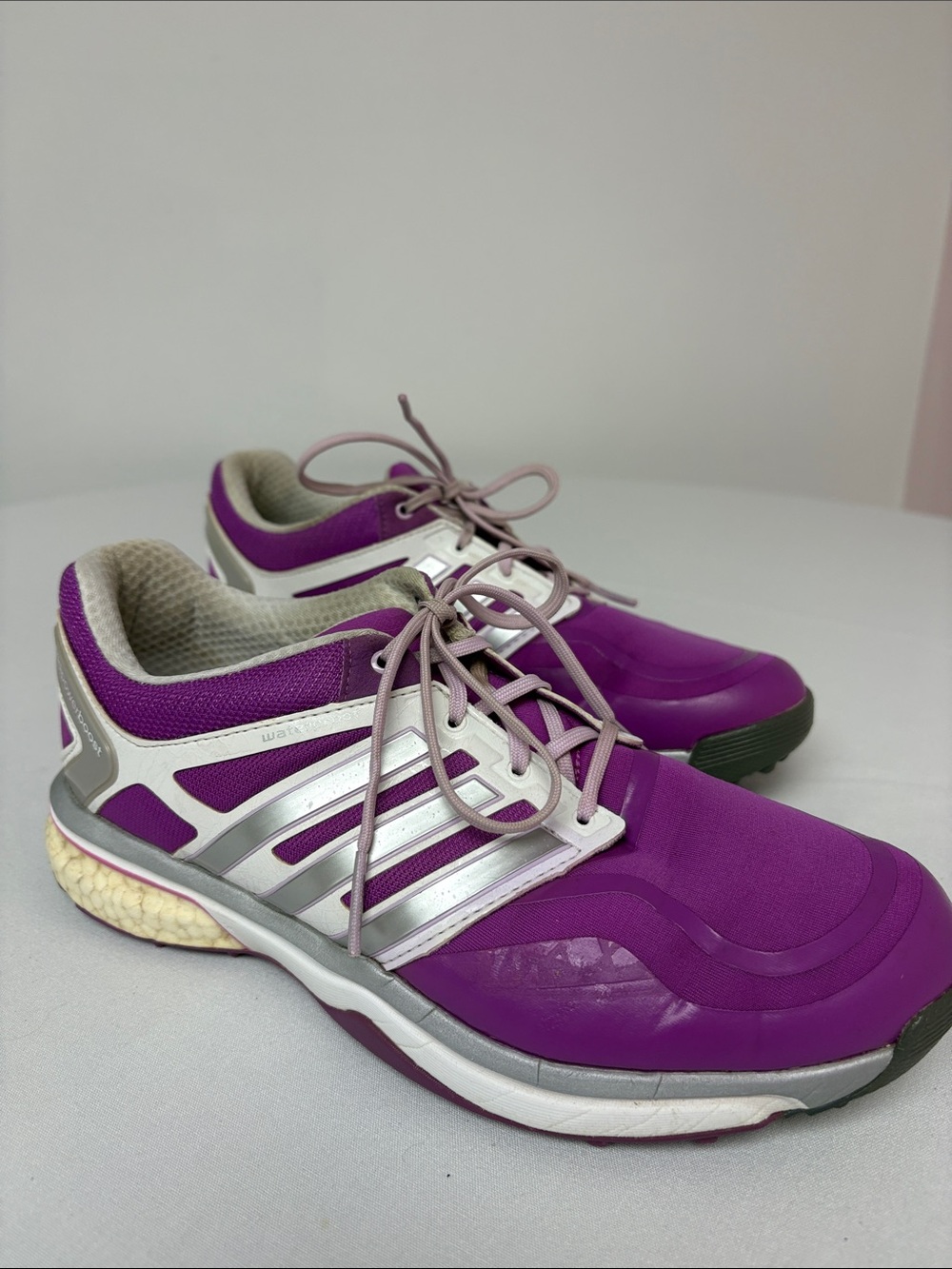 Adidas Adipower Sport Boost Waterproof Golf Shoes Purple Women’s 8.5